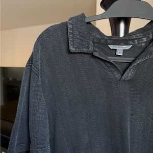 John Varvatos Charcoal Polo Shirt